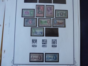 British Honduras 1888-1972 Stamp Collection on Album Pages