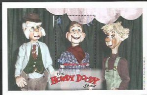 MONGOLIA - 1998 - The Howdy Doody Show  - Perf Souv Sheet #2 - Mint Never Hinged