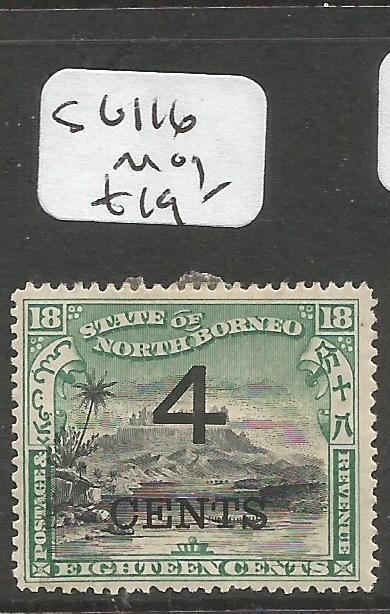 North Borneo SG 116 MOG (4clr)