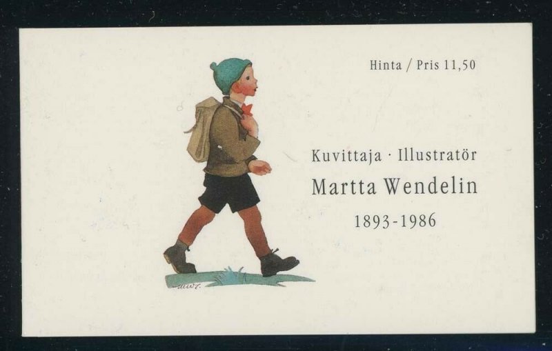 Finland 1993 Martta Wendelin Art booklet Sc# 920a NH