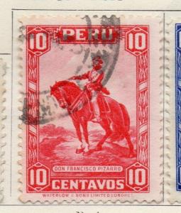 Peru 1934-35 Early Issue Fine Used 10c. 128584