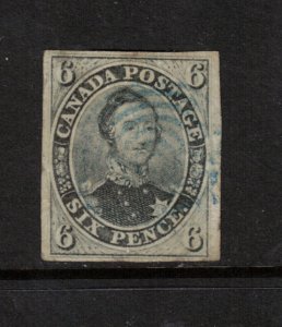 Canada #5 Very Fine Used With Neat Blue Target Cancel 