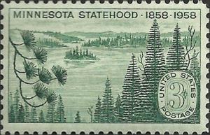 # 1106 MINT NEVER HINGED MINNESOTA STATEHOOD