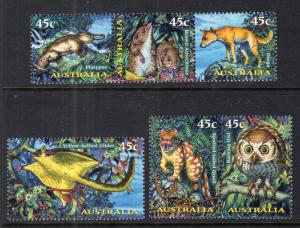 Australia 1617-1622 Animals MNH VF