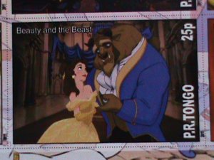 ​TONGA STAMP-FAMOUS DISNEY MOVIES-CARTOON-MNH STAMP SHEET #5