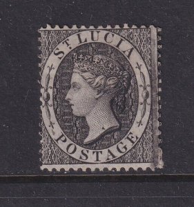 St. Lucia, Scott 11 (SG 15), MNG (no gum)