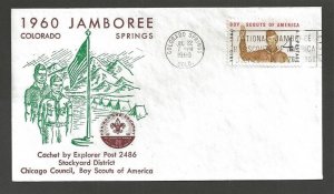 1960 US Boy Scout National Jamboree Explorer Post 2486 Chicago Council