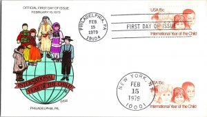 KAPPYSstamps FDC COLLINS 1979 - SCOTT 1772 YEAR OF THE CHILD   FDC24