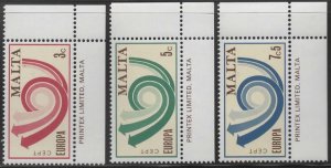 Malta - Scott #469-71 VF MNH