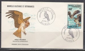 New Caledonia Scott C71 FDC - 1970 Bird Issue