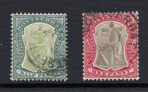 Montserrat 1903 Scott 12-13 u fvf scv$19.50 less 80%=$3.90