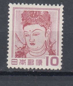 J44015 JL Stamps 1950-2 japan mh #516 goddess