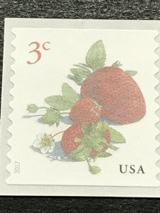 Scott #5201 2017 03c Strawberries (Coil Single - APU) 2017 - MNH 