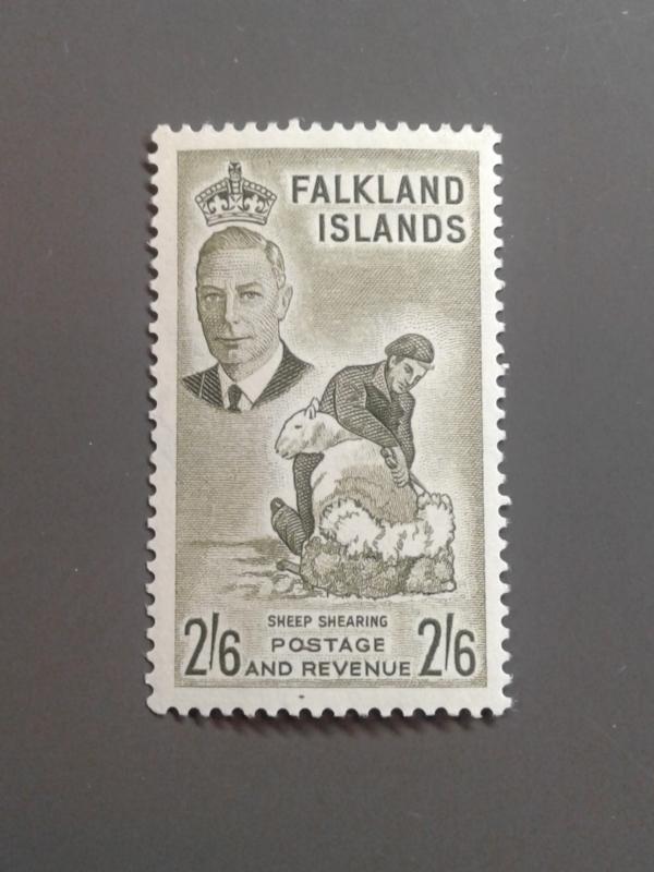 Falkland Islands 117 F-VF MH. Scott $ 22.50