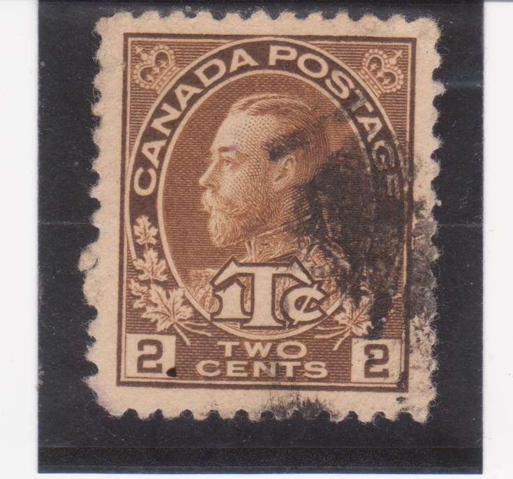 SC# MR4 (Die2) - Canada War Tax - 2c + 1c, used single