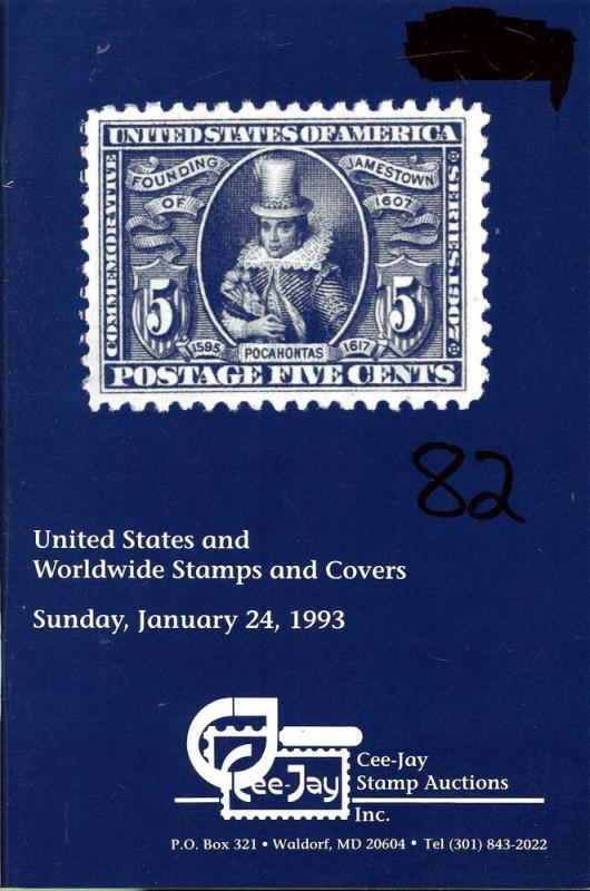 United States and Worldwide Stamps and Covers, CeeJay 82