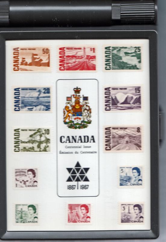 Canadian Centennial Stamp Box  /  PL-76