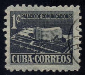 Cuba #RA16 Proposed Communications Building, used (0.20)