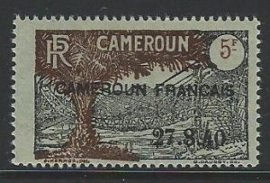 Cameroun mlh gum is spotty and has light toning see scan  scott cat # 276