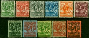 Falkland Islands 1929-32 Set of 11 SG116-126 Superb MNH