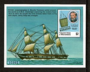 Micronesia 1997 - Underwater Submarines - Souvenir Stamp Sheet Scott #270 - MNH