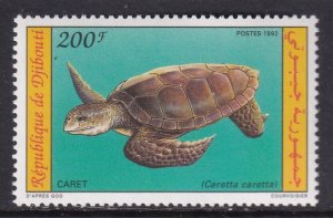 Djibouti 705 Turtle MNH VF