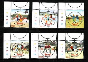 Alderney-Sc#227-32-unused NH set-Sports-Soccer-id2-FIFA-2004-