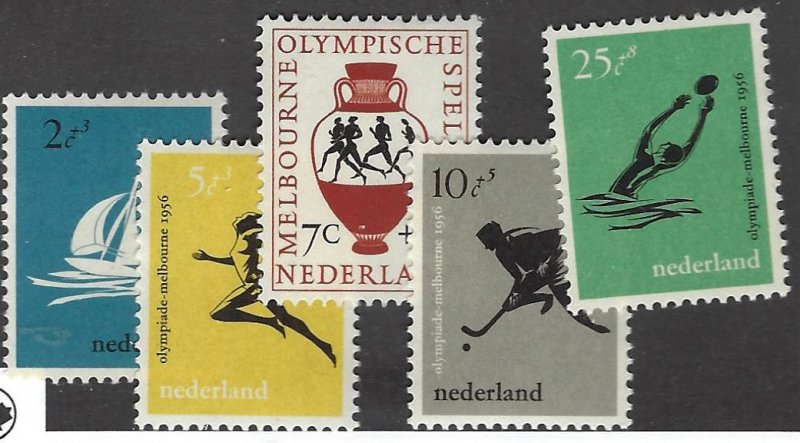 Netherlands B296-B300  Mint F-VF...key spot!