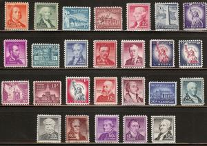 U.S. Used Collection Scott # 1030 through #1053 2 missing 