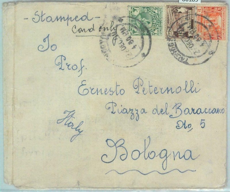 86189 - BURMA - Postal History - Printed Matter  COVER to ITALY -   1953