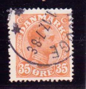 Denmark  Scott#  114  Used