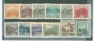 Austria #326-339 Unused