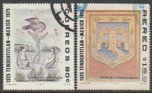 MEXICO 1087, C465, 650th Anniv of Tenochtitlan (Mexico City), Used. F-VF. (650)