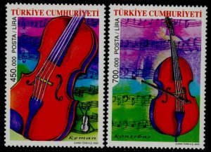 Turkey 2838-9 MNH Music, String Instruments