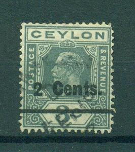 Ceylon sc# 248 mh cat value $3.50