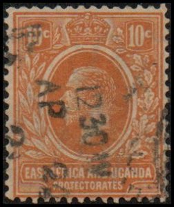 East Africa & Uganda 43 - Used - 10c George V (1912) (cv $0.65) +