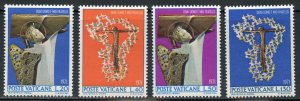 Vatican City Scott 500-03 MF-VFNHOG - 1971 Sculptures by C. Ruffini - SCV $1.00