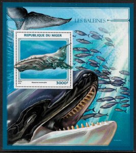 Niger #Z009 MNH S/Sheet - Whales - Marine Life