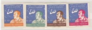 Paraguay 1961 Alan Shepard Set MLH J1447