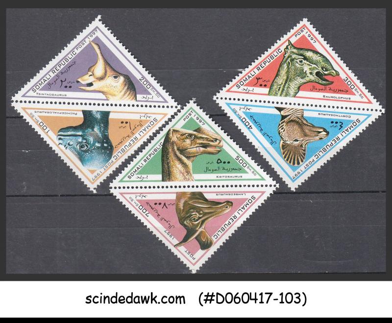 SOMALI REPUBLIC - 1997 PREHISTORIC ANIMALS / REPTILES / DINOSAURS - 6V - MINT NH