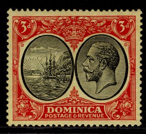 DOMINICA GV SG80, 3d black & red/yellow, M MINT.