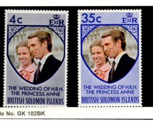 Solomon Islands (British Solomon Islands) #259-260  Single (Complete Set)