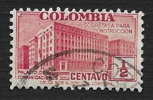 Colombia #RA9 1/2c Ministry of Posts and Telegraphs Building