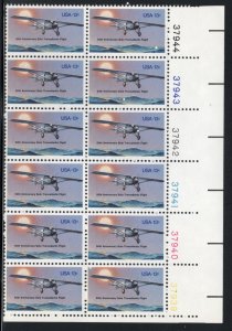 ALLY'S STAMPS US Plate Block Scott #1710 13c Charles Lindbergh [12] MNH [A-LR1]