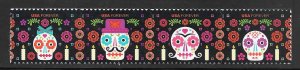 #5640-5643 Day of The Dead Strip of 4