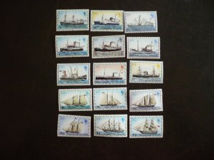 Stamps - Falkland Islands - Scott# 260-274 - Mint Never Hinged Set of 15 Stamps