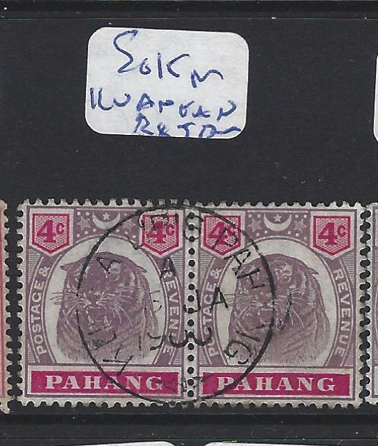 MALAYA  PAHANG   (PP2507B)  TIGER  4C SG15 KUANTAN PR   VFU