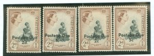 Swaziland #J3a-J6a Mint (NH) Single (Complete Set)