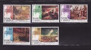 Samoa 428-432 Set MNH American Bicentennial