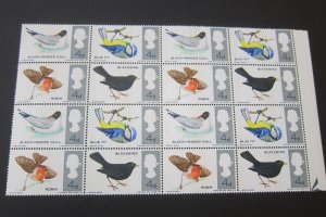 Great Britain 1966 Sc 464a BLK(4) set MNH